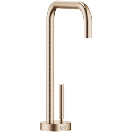 Dornbracht Meta Square 0.5 GPM Hot and Cold Water Dispenser with Thermally Insulated Spout and Lead Free Brushed Champagne (22kt Gold)