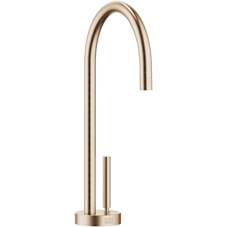 Dornbracht Tara 0.5 GPM Hot and Cold Water Dispenser with Thermally Insulated Spout and Lead Free Brushed Champagne (22kt Gold)
