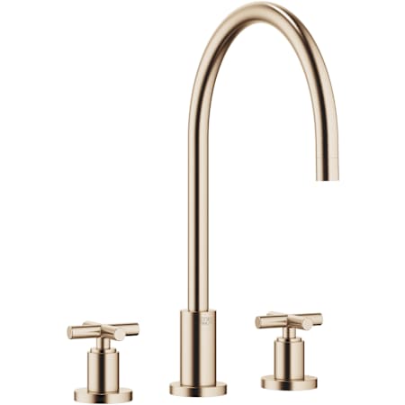 Dornbracht Tara 1.5 GPM Widespread Kitchen Faucet with Swivel Spout and Cartridge Brushed Champagne (22kt Gold)