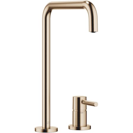 Dornbracht Meta Square 1.5 GPM Standard Kitchen Faucet with Swivel Spout and Cartridge Brushed Champagne (22kt Gold)