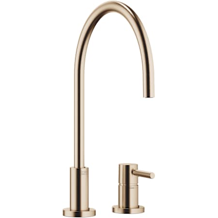 Dornbracht Tara 1.5 GPM Standard Kitchen Faucet with Swivel Spout and Cartridge Brushed Champagne (22kt Gold)