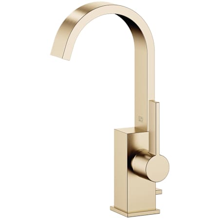 Dornbracht MEM 1.2 GPM Vessel Single Hole Stationary Bathroom Faucet Brushed Champagne (22kt Gold)