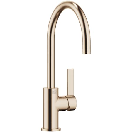 Dornbracht Tara Ultra 1.5 GPM Single Hole Bar Faucet with Swivel Spout and Mounting Hardware Brushed Champagne (22kt Gold)