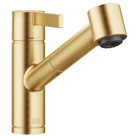Dornbracht ENO 1.5 GPM Single Hole Pull Out Kitchen Faucet Brushed Durabrass
