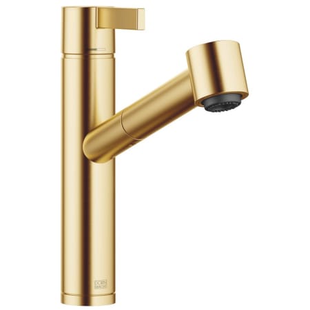 Dornbracht ENO 1.5 GPM Single Hole Pull Out Kitchen Faucet Brushed Durabrass