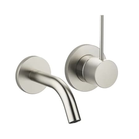 Dornbracht Meta Slim Wall-Mounted Single-Lever Mixer Without Drain Brushed Platinum
