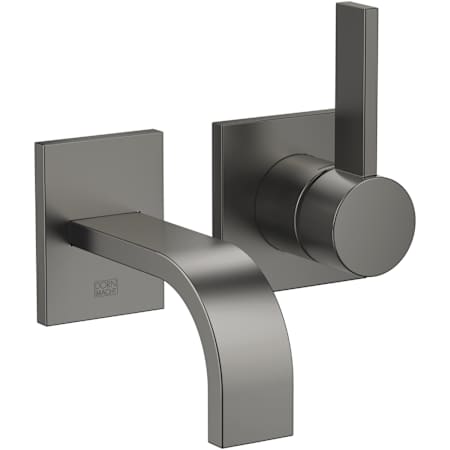 Dornbracht MEM 1.2 GPM Wall Mounted Vessel Widespread Bathroom Faucet with Single Lever Handle Brushed Dark Platinum