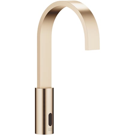 Dornbracht MEM 1.2 GPM Vessel Single Hole Stationary Bathroom Faucet- Less Drain Brushed Champagne (22kt Gold)