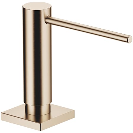 Dornbracht Mem Deck Mounted Soap Dispenser with 16.91 Oz Capacity and Escutcheon Included Brushed Champagne (22kt Gold)