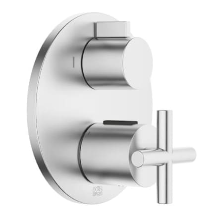 Dornbracht TARA Concealed Two Function Volume Control Thermostat Brushed Chrome