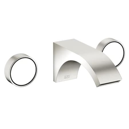 Dornbracht CYO 1.2 GPM Wall Mounted Sink Faucet - Less Pop Up Drain Platinum / Brushed Platinum
