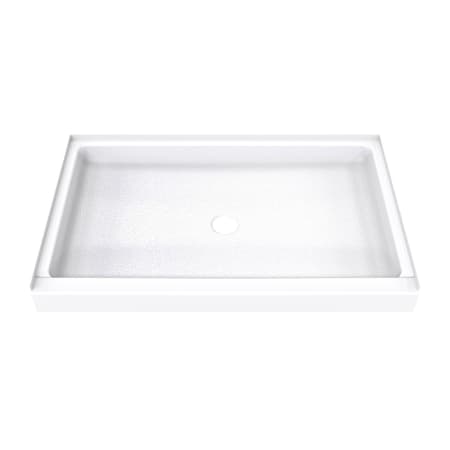 DreamLine DreamStone 34" x 54" Shower Base with Single Threshold and Center Drain White