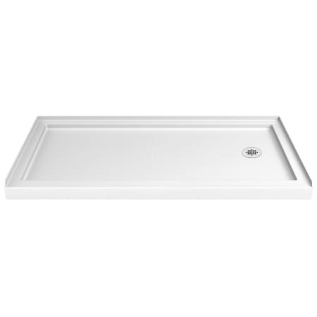DreamLine SlimLine 36" X 60" Shower Base with Single Threshold and Right-Side Drain White