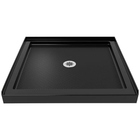 DreamLine SlimLine 42" x 42" x 2-3/4" Center Drain Single Threshold Shower Base Black