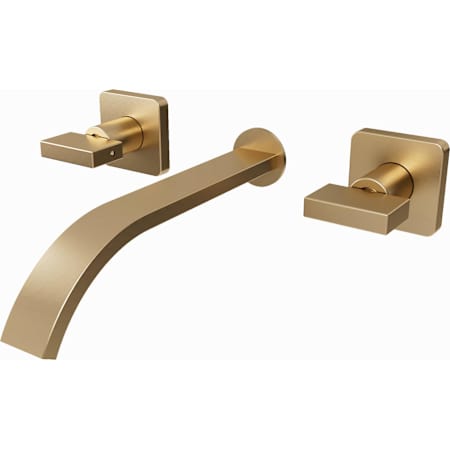 DreamLine Chesapeake Wall Mounted Tub Filler Brushed Brass