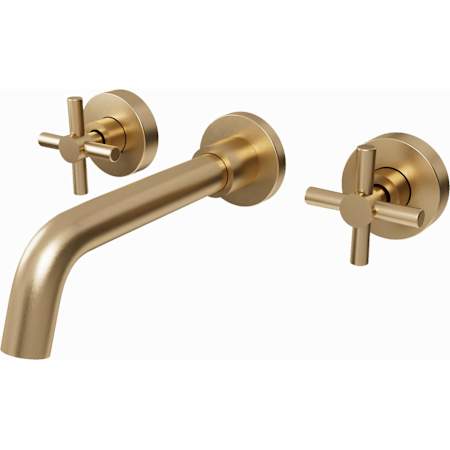 DreamLine Seneca Wall Mounted Tub Filler Brushed Brass