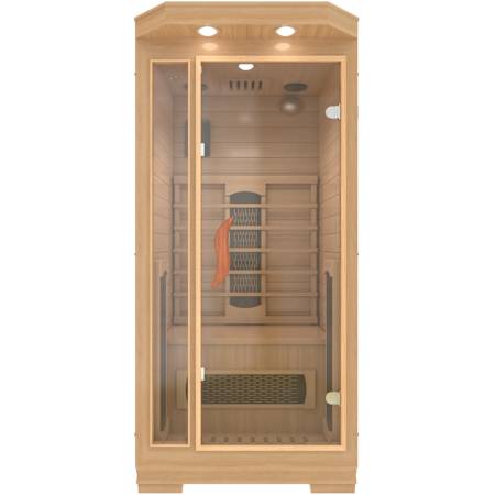 DreamLine Everyday Spa One-Person Infrared Indoor Sauna Hemlock