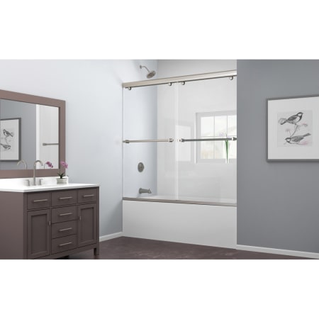 Dreamline-SHDR-1360588-Brushed Nickel Wide Application Shot