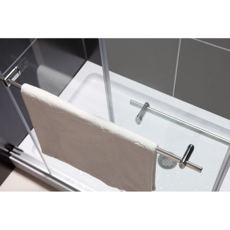 Dreamline-SHDR-1360728-Towel Bar Close Up In Use