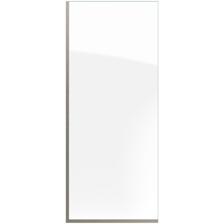 DreamLine Linea Single Panel Frameless Shower Screen 30" W x 72" H, Open Entry Design Brushed Nickel