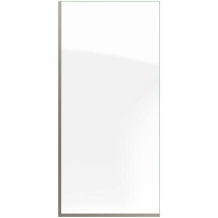 DreamLine Linea 72" High x 34" Wide Frameless Open Entry Shower Door with Clear Glass Brushed Nickel