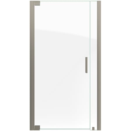 DreamLine Elegance-LS 38 - 40" W x 72" H Frameless Pivot Shower Door Brushed Nickel