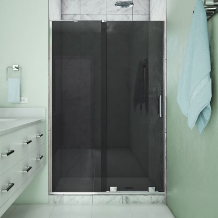 DreamLine Mirage-X 44 - 48" W x 72" H Frameless Sliding Shower Door Chrome