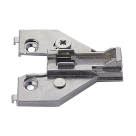 DTC Screw On Cam Adjustable Face Frame Baseplate with 6mm Height for Series C93 and C98 Hinges Nickel