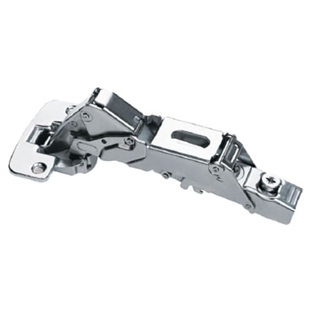 DTC C80 Series Full Overlay Concealed Euro Cabinet Door Hinge with 155 Degree Opening Angle and Soft Close Function - Single Hinge Nickel