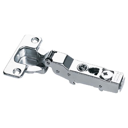 DTC C80 Series Full Overlay Concealed Euro Cabinet Door Hinge with 110 Degree Opening Angle and Soft Close Function - Single Hinge Nickel
