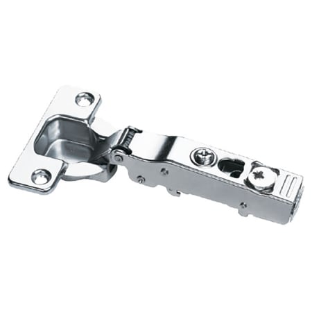 DTC C85 Series Full Overlay Concealed Euro Cabinet Door Hinge with 100 Degree Opening Angle and Self Close Function - Single Hinge Nickel