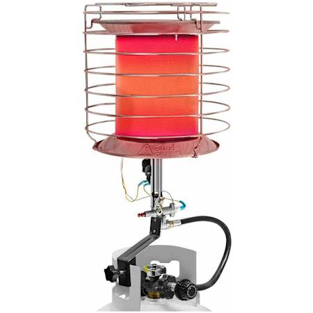 Duluth Forge 42,000 BTU Liquid Propane Free Standing Patio Heater with Automatic Safety Shutoff and Tip-Over Switch N/A
