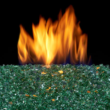 Duluth Forge 14 Inch 45,000 BTU Natural Gas Fire Glass Burner Kit Brown