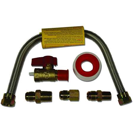 Duluth Forge 24 Inch Universal Gas Appliance Hook-up Kit N/A