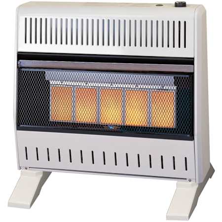 Duluth Forge 30,000 BTU Natural Gas Portable Heater with Wall Mount and Oxygen Detection Sensor N/A