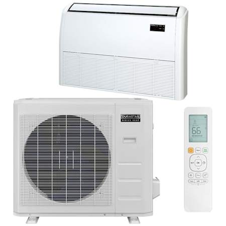 Durastar 24K BTU Cooling / 24K BTU Heating 20.4 SEER2 One Zone Floor Console. Wall Mounts Mini Split Package N/A
