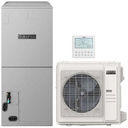 Durastar 42K BTU Cooling / 50K BTU Heating 16.7 SEER2 One Zone Ducted Air Handler Mini Split Package N/A