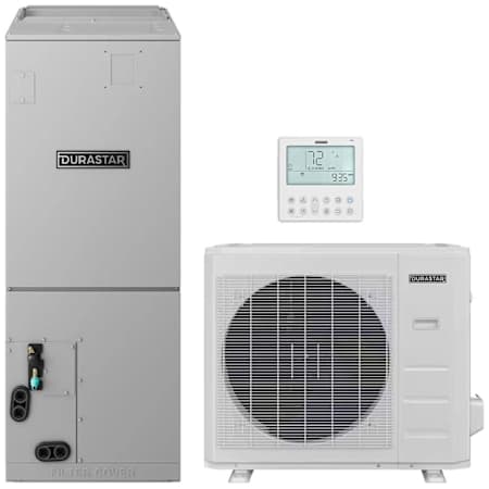 Durastar 30K BTU Cooling / 31K BTU Heating 17 SEER2 One Zone Ducted Air Handler Mini Split Package N/A