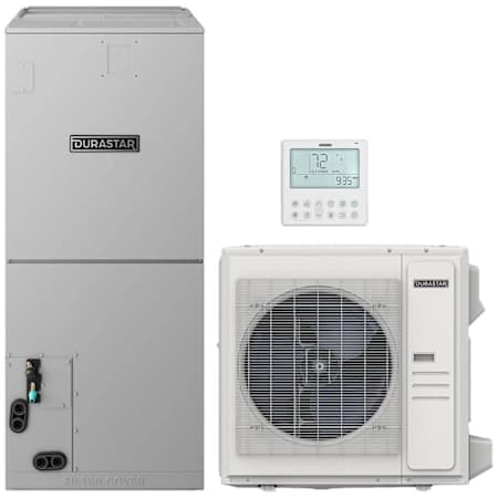 Durastar 60K BTU Cooling / 54K BTU Heating 15.2 SEER2 Single Zone Ducted Air Handler Mini Split System with (1) 60K BTU Indoor Unit N/A
