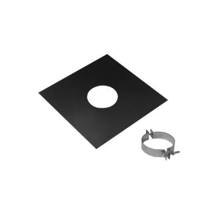 DuraVent 4" Inner Diameter - Pellet Vent Type L Multi-fuel Chimney Pipe - Double Wall - Firestop Spacer Stainless Steel