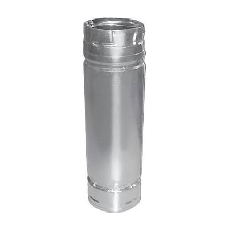 DuraVent 3" Inner Diameter - PelletVent Pro Type L Chimney Pipe - Double Wall - 24" Pipe Length Stainless Steel