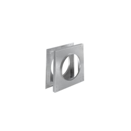 DuraVent 4"x 6-5/8" DirectVent Pro Direct Vent Pipe - Galvanized Wall Firestop Galvanized
