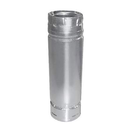 DuraVent 4" Inner Diameter - PelletVent Pro Type L Chimney Pipe - Double Wall - 24" Pipe Length Stainless Steel