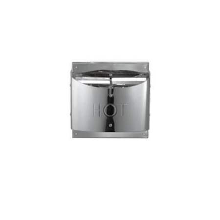 DuraVent 5" x 8" DirectVent Pro - Galvanized Sconce Termination Cap (Stainless Steel) Galvanized