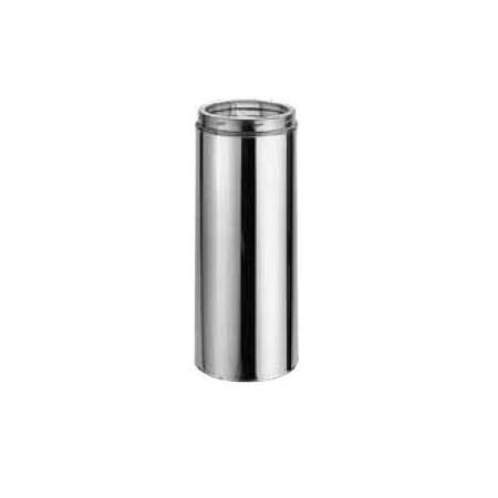 DuraVent 5" Inner Diameter - DuraTech Class A Chimney Pipe - Double Wall - 12" Pipe Length Stainless Steel