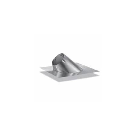 DuraVent 6" Class A Chimney Pipe Roof Flashing for 19/12-24/12 Pitch Galvanized