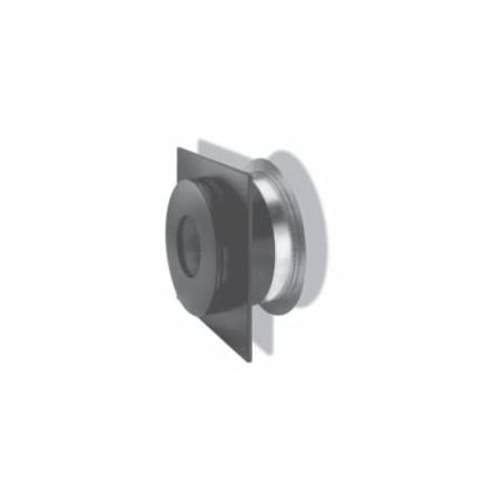 DuraVent 7" Inner Diameter - DuraPlus Class A Chimney Pipe - Triple Wall - 17" x 17" Wall Thimble Galvanized