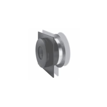 DuraVent 8" Inner Diameter - DuraPlus Class A Chimney Pipe - Triple Wall - 17" x 17" Wall Thimble Stainless Steel