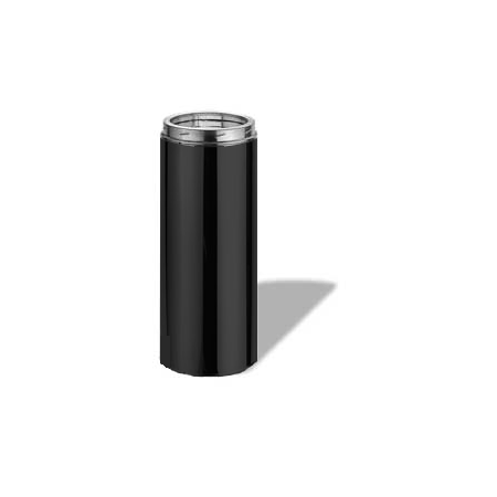 DuraVent 5" Inner Diameter - DuraTech Class A Chimney Pipe - Double Wall - 11" to 14-5/8" Pipe Length Black