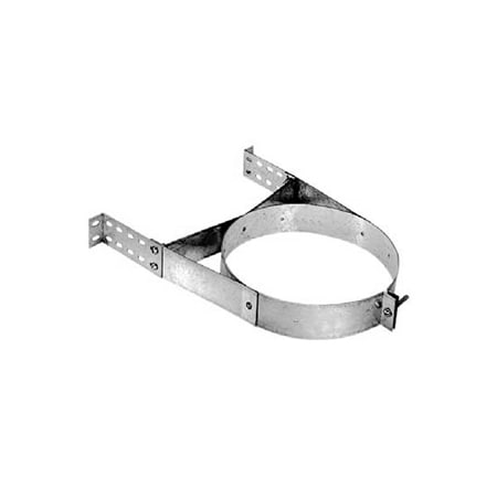DuraVent 6" Inner Diameter - DuraTech Class A Chimney Pipe - Double Wall - Strap/Bracket Stainless Steel